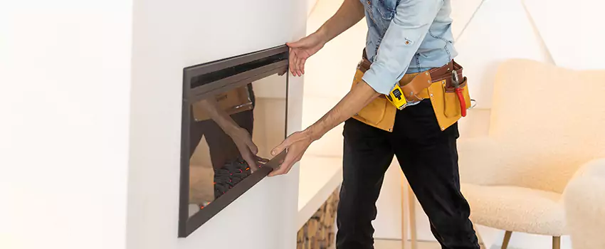 Metal Fireplace Installation in Chesterfield, Missouri