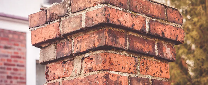 Cracked Chimney Bricks Repair Cost in Chesterfield, Missouri