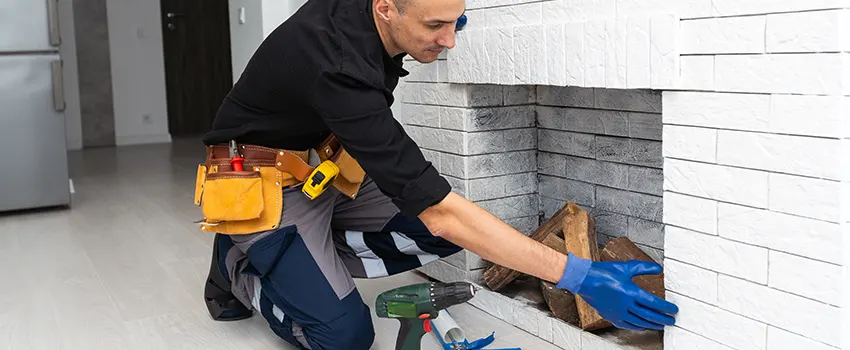 Fireplace Damaged Damper Frame Repair Services in Chesterfield, Missouri