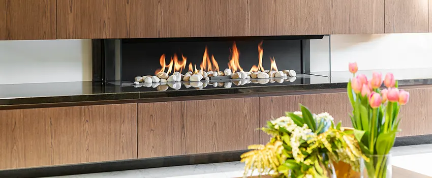 Double-height Fireplace Design Refurbishment in Chesterfield, Missouri