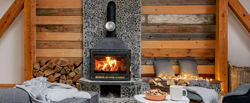 Thelin Hearth Products Direct Vent Gas Stove Fireplace Inspection in Chesterfield, Missouri